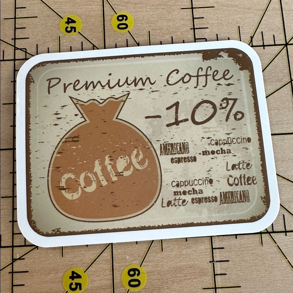 💜13/$13 +Bundle Sticker Sale| Coffee Latte espresso Starbucks Waterproof Sticker